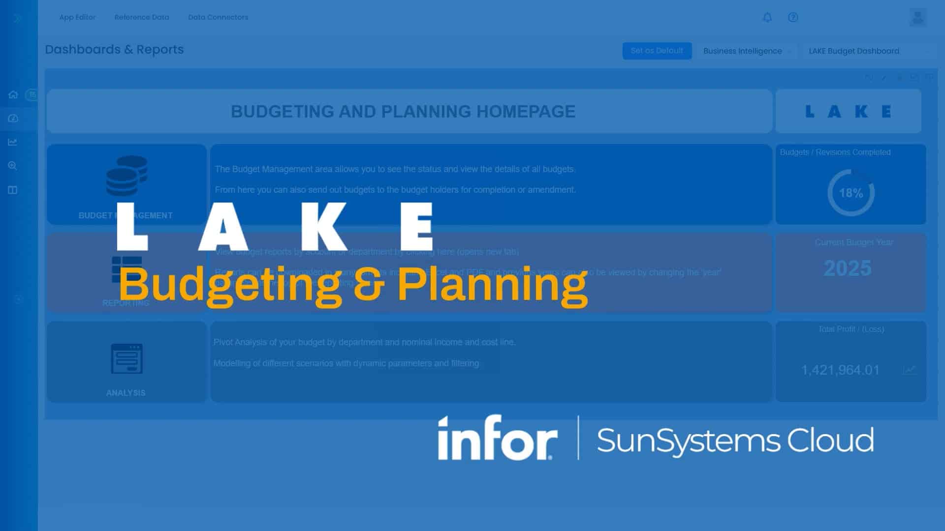 LAKE Budgeting and Planning for SunSystems Video